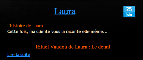 Cliquez et Découvrez le Témoignage de Laura