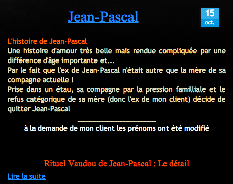 Cliquez et Découvrez le Témoignage authentique de Jean-Pascal